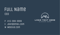  Mountain Peak Business Business Card Image Preview