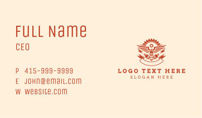 Cog Mechanic Garage Business Card Image Preview