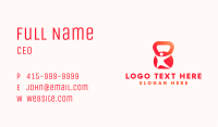 Kettlebell Human Weights Business Card Image Preview