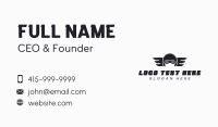 Biker Helmet Rider Business Card Design