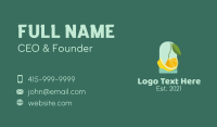 Orange Citrus Boat Business Card Image Preview