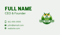 Grass Shears Gardener Business Card Preview