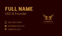 Luxury Shield Pegasus Business Card Design