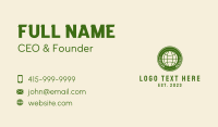 Green Global Foundation  Business Card Design