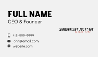 Asian Oriental Wordmark Business Card Image Preview