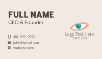 Minimalist Eye Clinic  Business Card Design