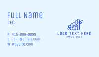 Statistic Graph Arrow Business Card Image Preview