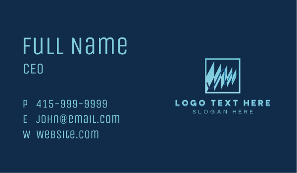 Laboratory Wave Technology Business Card Design Image Preview