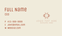 Natural Herb Letter Business Card Image Preview