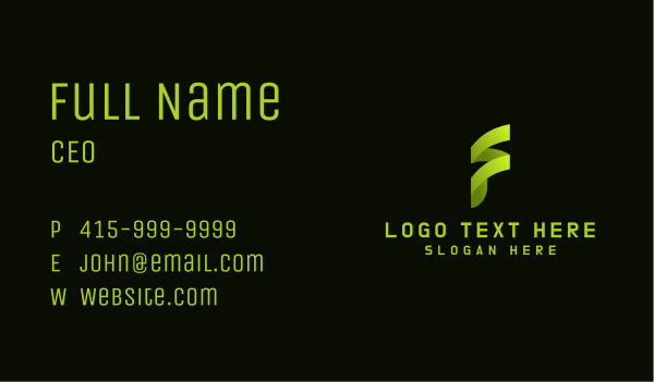 Digital Gradient Advertising Firm Business Card Design Image Preview