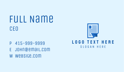 Air Mail Document Business Card Image Preview