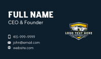 Car Transportation Detailing Business Card Preview