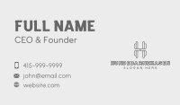 Professional Firm Letter H Business Card Image Preview