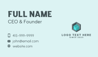 Software Programming Cube Business Card Design
