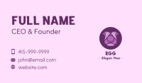 Purple Tulip Business Card Image Preview