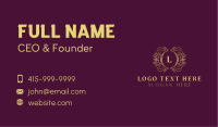 Expensive Royal Crest Business Card Image Preview