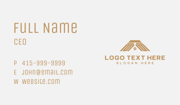 Property Roof Renovation Business Card Design Image Preview