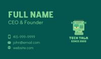 Spooky Frankenstein Head Business Card Image Preview