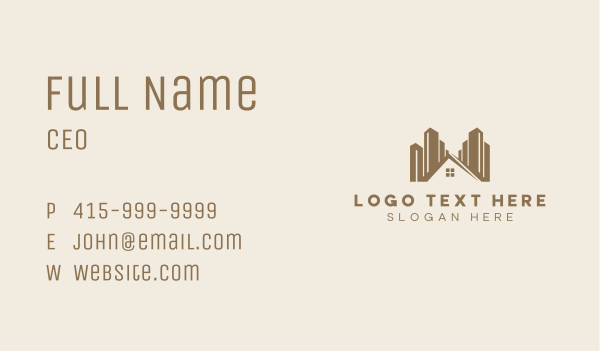 Property Realtor Building Business Card Design Image Preview