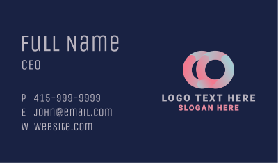 Business Loop Startup Business Card Image Preview