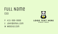 Panda Lemon Mascot  Business Card Image Preview