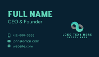 Gradient Infinity Loop Business Card Preview