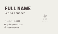 Elegant Garden Boutique  Business Card Image Preview