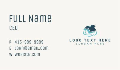 Shirt Clean Laundry Business Card Image Preview