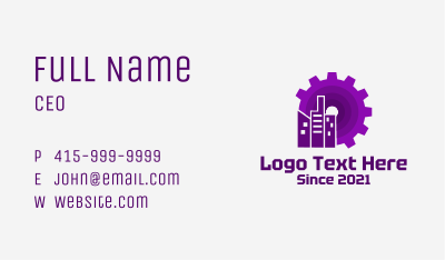 Urban City Contractor  Business Card
