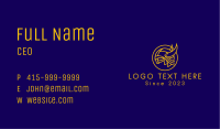 Minimalist Viking Helmet Business Card Image Preview