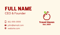 Apple Fruit Juice Business Card Image Preview