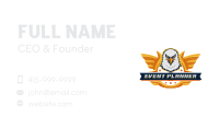 Eagle Wings Gaming Mascot Business Card Image Preview