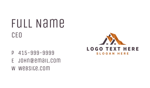 Housing Property Village Business Card Design Image Preview