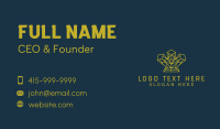 Gold Luxe Gemstone Business Card Design