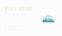 Vintage Sports Wordmark Business Card Image Preview