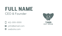 Daycare Elephant Zoo Business Card Image Preview