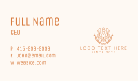 Royal Falcon Wreath Business Card Image Preview