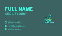 Gaming Knight Mascot Business Card Image Preview
