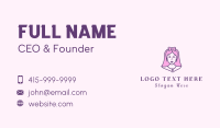 Beautiful Princess Lady Business Card Preview