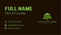 Organic Nature Tree Business Card Image Preview