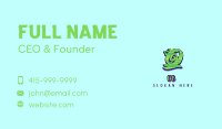 Green Graffiti Art Number 0 Business Card Image Preview