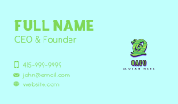 Green Graffiti Art Number 0 Business Card Image Preview