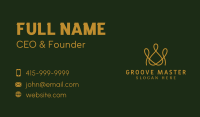 Monoline Crown Jewel Business Card Image Preview