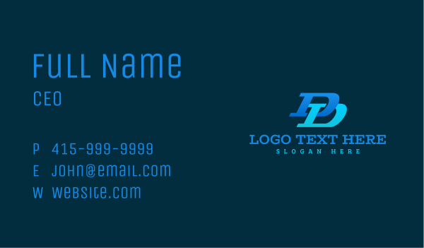 Business Company Double D Business Card Design Image Preview