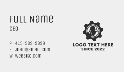 Cog Wheel Mechanic Business Card Image Preview