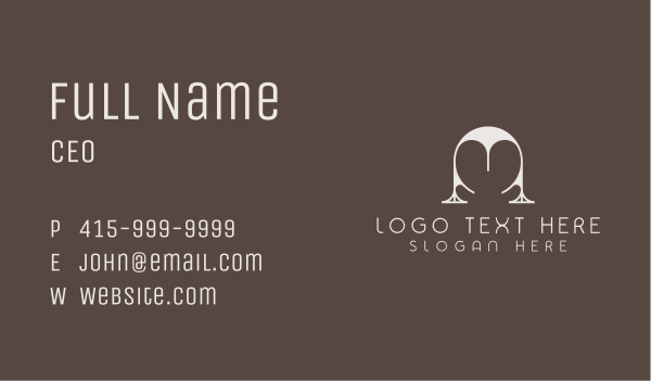 Creative Elegant Letter M Business Card Design Image Preview