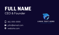 Dolphin Aquatic Marine Business Card Design