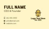 Cute Dog Chef Business Card Image Preview
