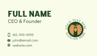 Acorn Nut Agriculture Business Card Design