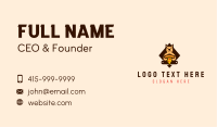 Cute Animal Pizza Business Card Image Preview